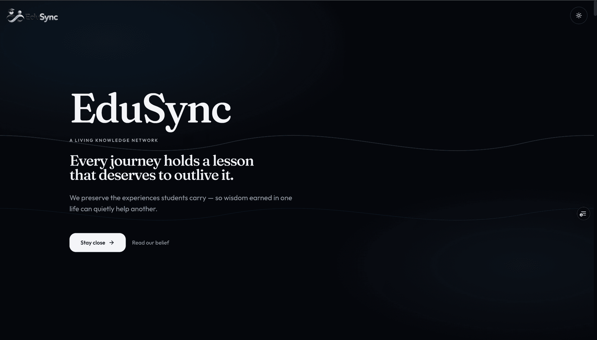 EduSync website preview